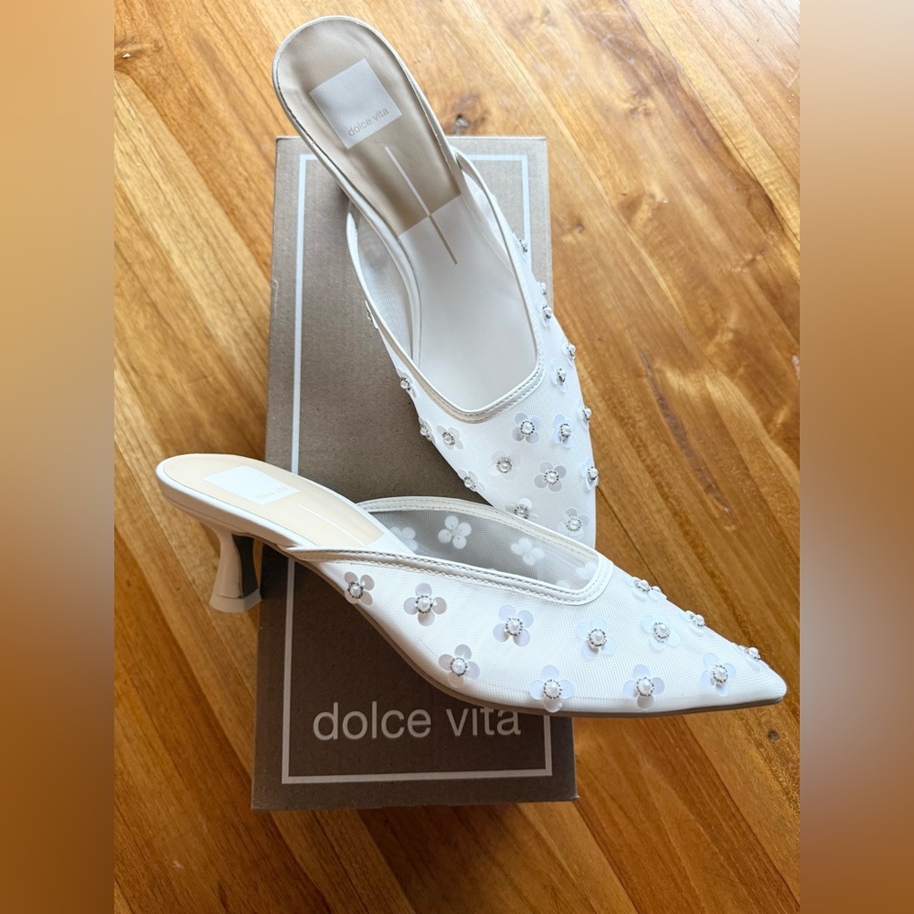 Dolce Vita Clara Pearl Kitten Heels